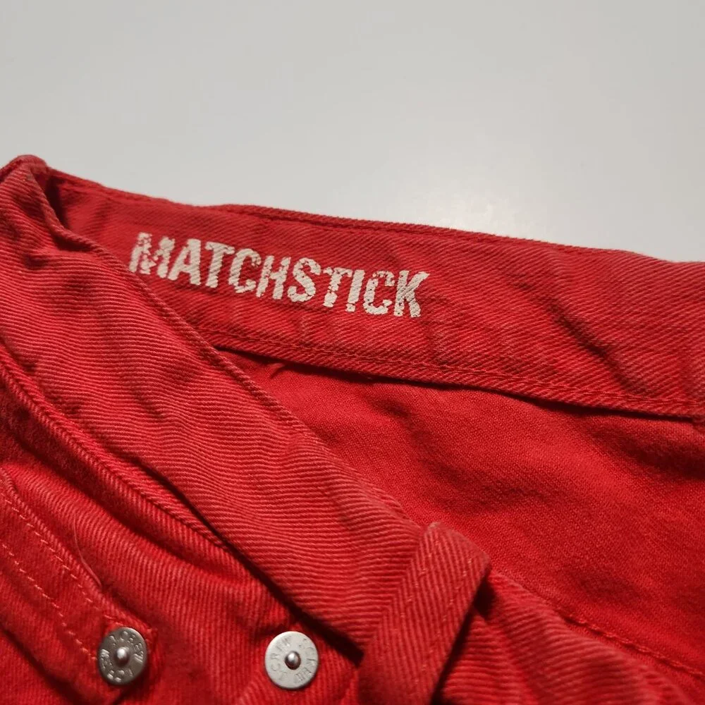 J.Crew Matchstick Slim Jeans Coral Orange 32x33 Stretch Men’s Summer Pants